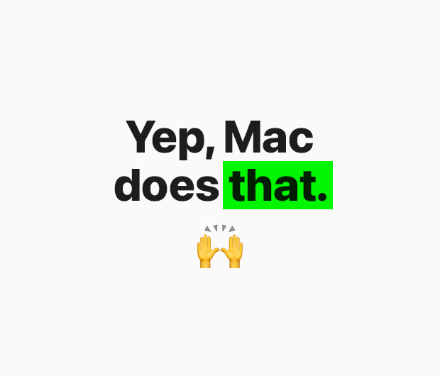 Never used a Mac?