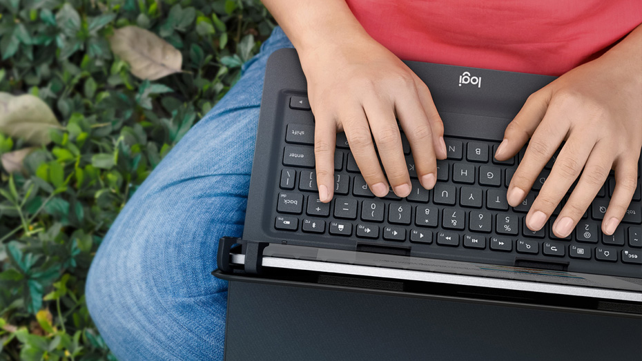 Type on your desk or your blue jeans