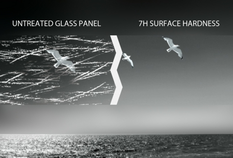 SCRATCH RESISTANT – MULTI-TOUCH SCREEN WITH 7H SURFACE HARDNESS