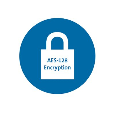 128-bit AES encryption